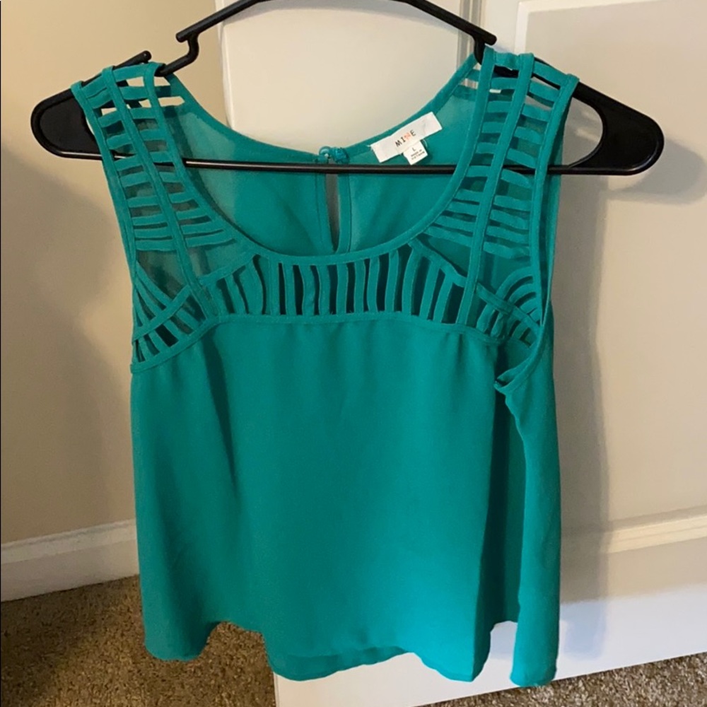 Green Blouse Women’s L
